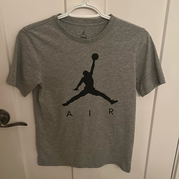 Jordan Other - Jordan Gray Air Logo Tee, Youth L